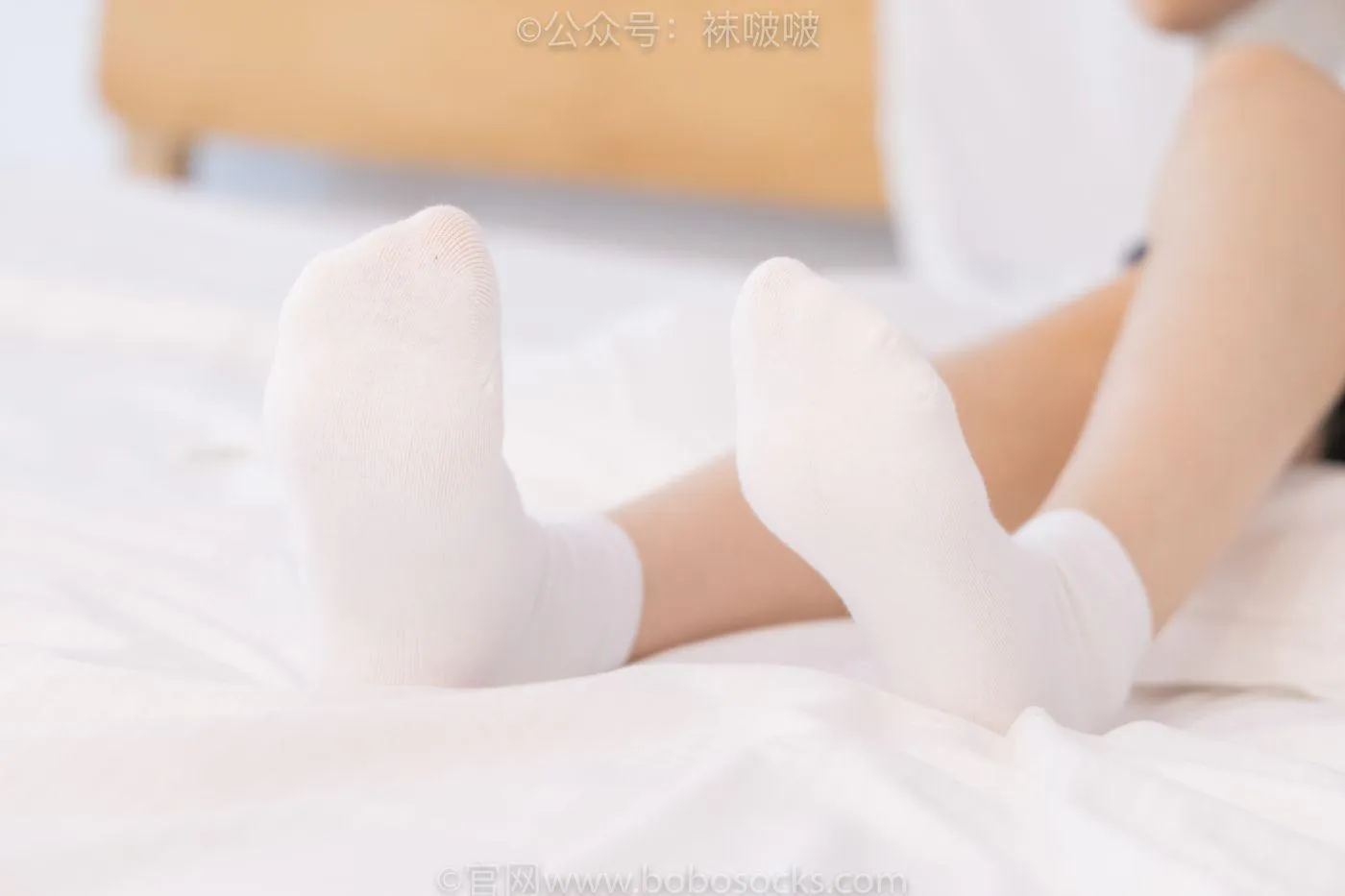[BoBoSocks袜啵啵]NO.073 稚予-贝壳头、白棉袜、裸足 [145P]插图4